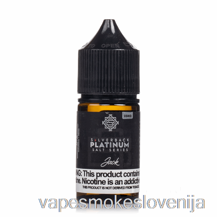 Vape Slovenija Jack - Silverback Platinum Series Soli - 30ml 25mg